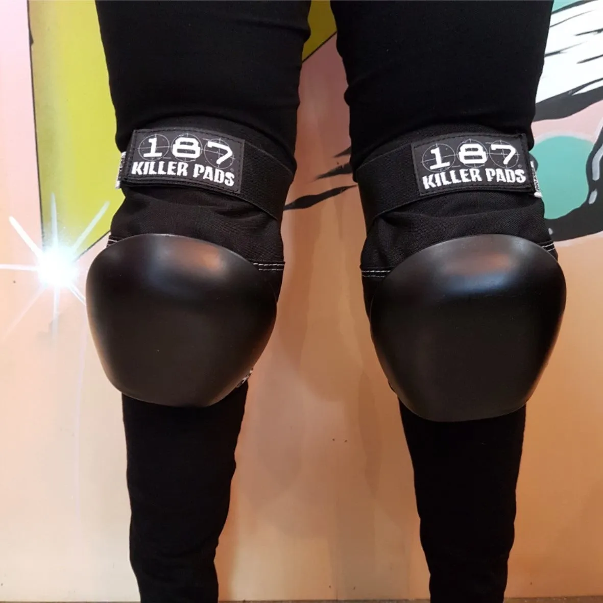 187 Pro Derby Knee Pads Black/Grey