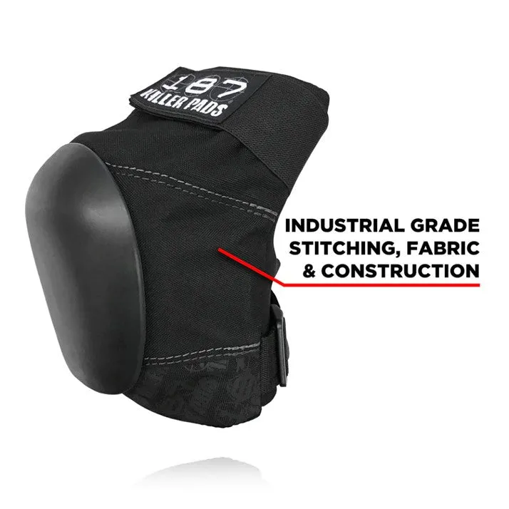 187 Pro Derby Knee Pads Black/Grey