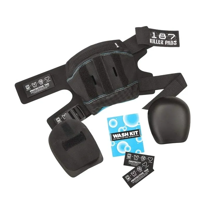 187 Pro Derby Knee Pads Black/Grey