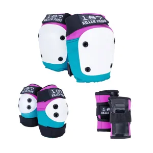 187 Six Pack Junior Pink and Teal