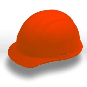 19763 ERB Safety Americana Safety Helmets,Slotted,standard,Polyethylene,Orange