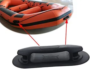 2PCS Lifting Grab Handle/Cleat for Inflatable Boat Raft Dinghy Black