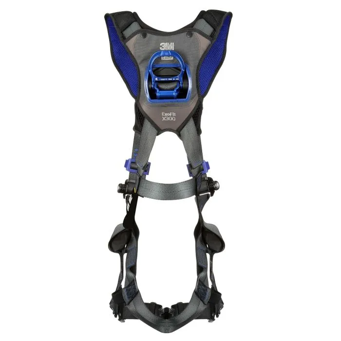 3M DBI-SALA 1403201 ExoFit X300 X-Style Climbing Vest Safety Harness, Gray, X-Small/Small, 1 Each