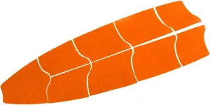 9 Pieces/Set Premium Performance EVA Surfboard Stand Up Paddleboard Surfing Deck Pad/Traction Pad/Tail Pads - Choice of Color - Orange