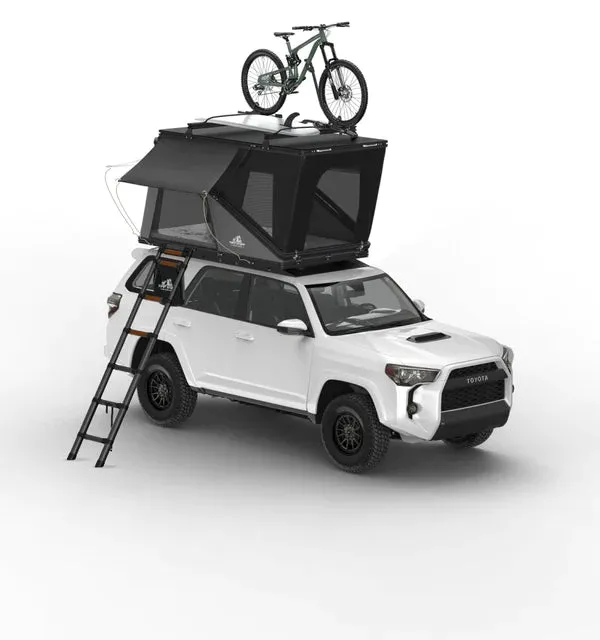 ALPINE 51 HARDSHELL ROOFTOP TENT, ALUMINUM, 2 PERSON, BLACK, SOLD BY TUFF STUFF OVERLAND