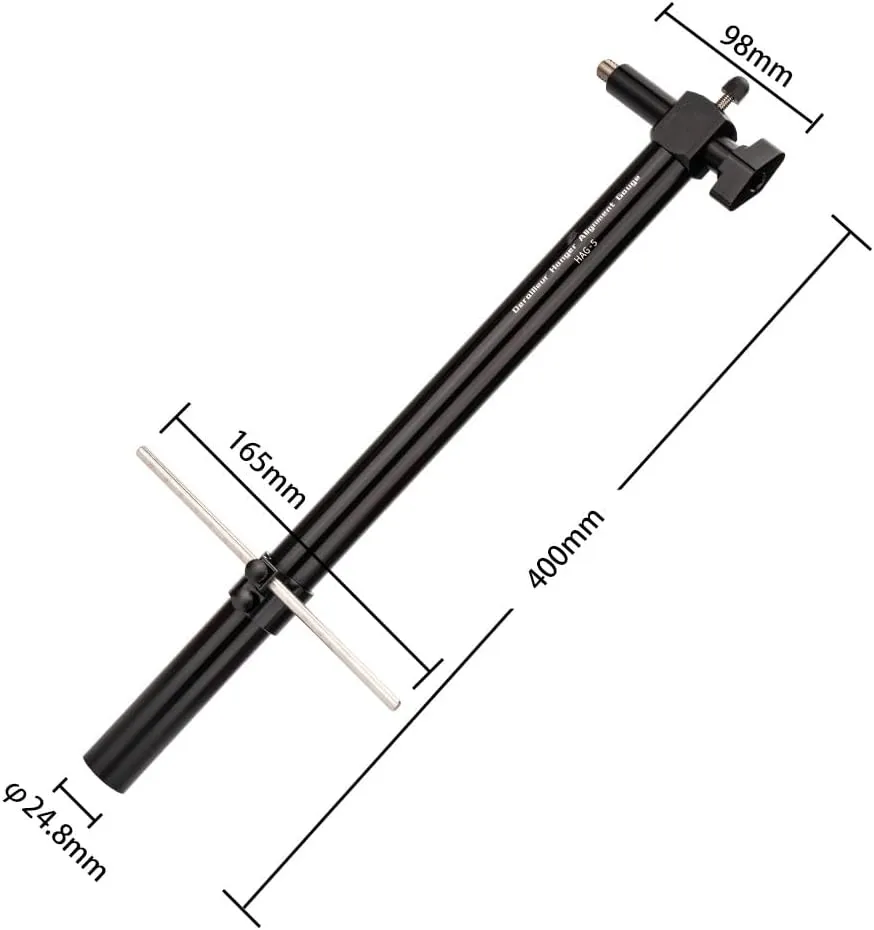 Bike Alignment Tool, Bicycle Derailleur Hanger Alignment Gauge, Aluminum Alloy Ranging Tool Bike Repair Tool Purple