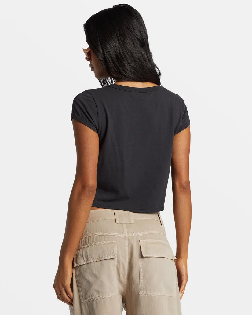 Billabong Daily Tee Knit - BLACK SANDS