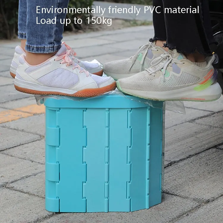 Car Toilet Integrated Portable Folding Toilet Self-Driving Tour Outdoor Camping Toilet(Light Gray)