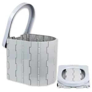 Car Toilet Integrated Portable Folding Toilet Self-Driving Tour Outdoor Camping Toilet(Light Gray)