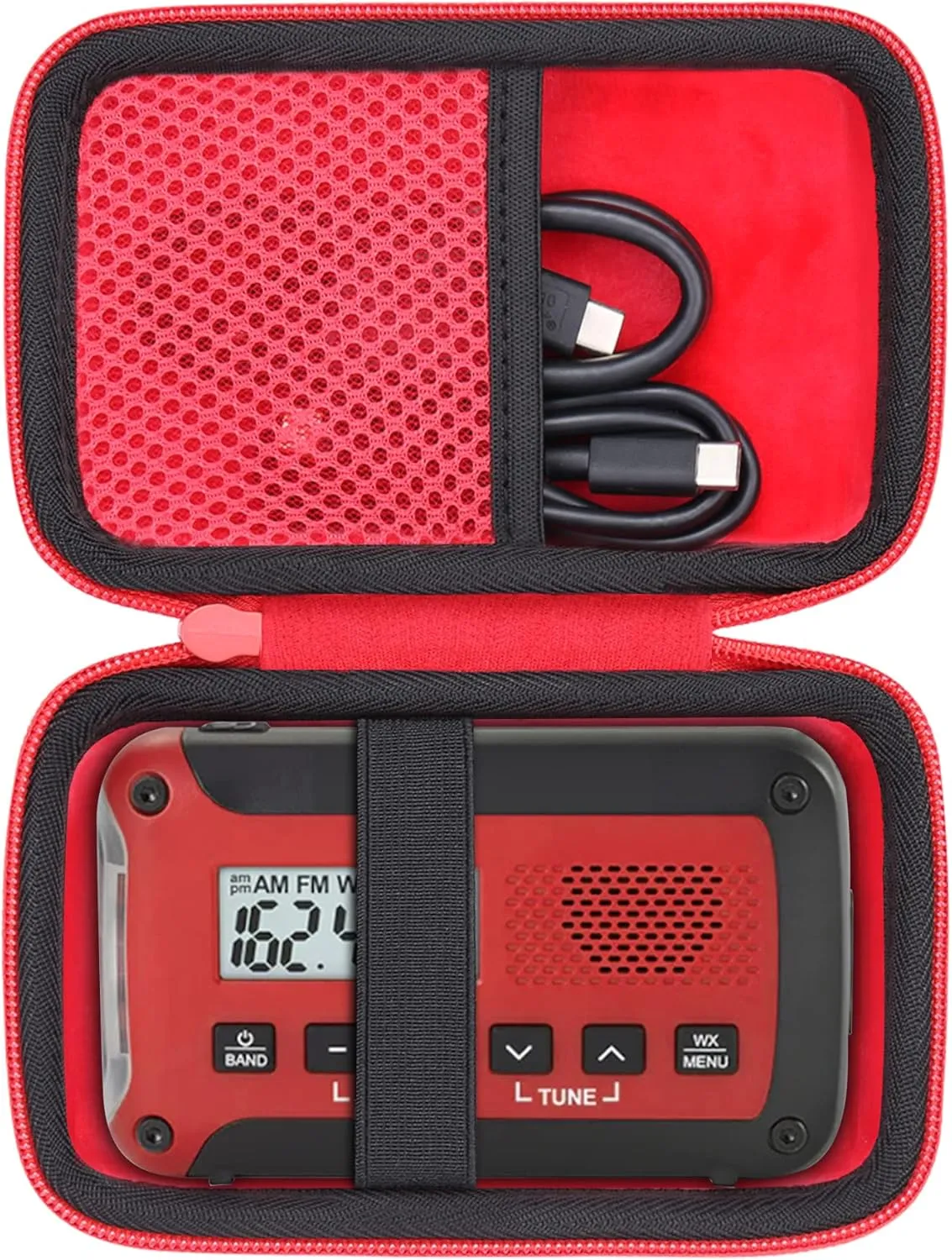 co2CREA Hard Case Replacement for Midland ER10VP Emergency Alert Radio Flashlight