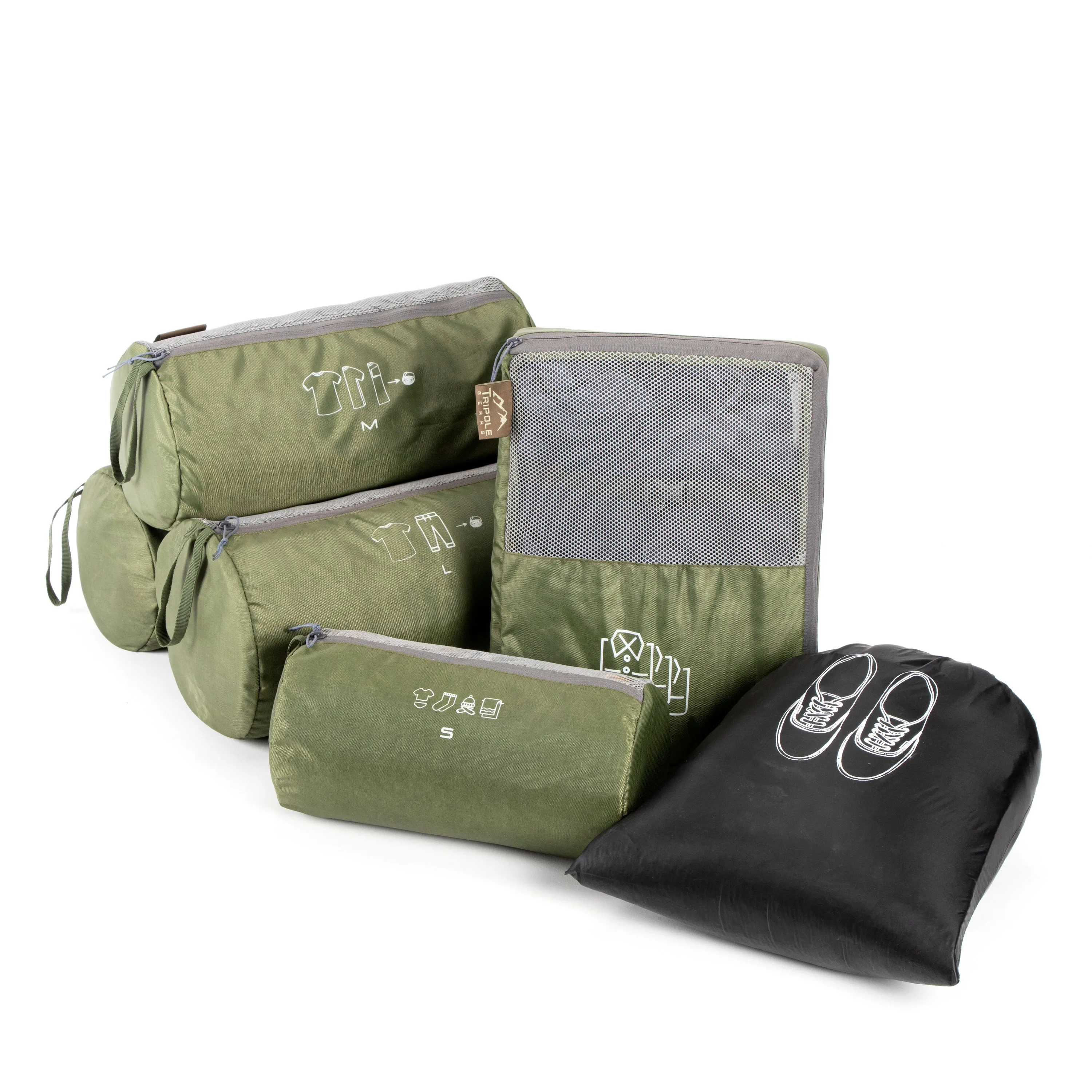 Colonel Pro 95 L Rucksack With Organizer Pack Army Green