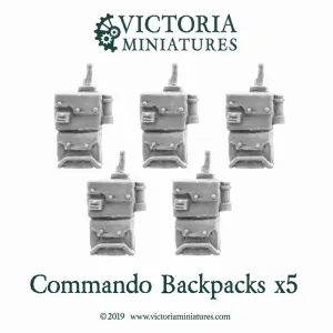 Commando backpacks x5