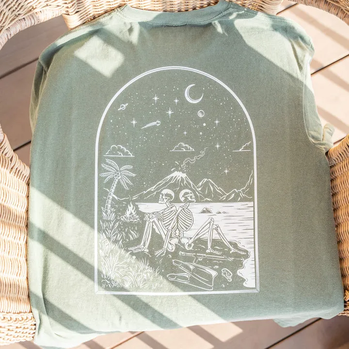 Cove Reflections Tee - Moss