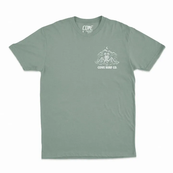 Cove Reflections Tee - Moss