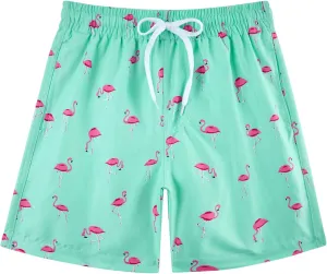 Cozople 7-16T Teen Boys Swim Trunks Quick Dry UPF 50  Swimwear Bathing Suit for Big Boys Beach Swim Boards Shorts
