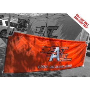 Custom Team Canopy Accessory - Half Side Panel