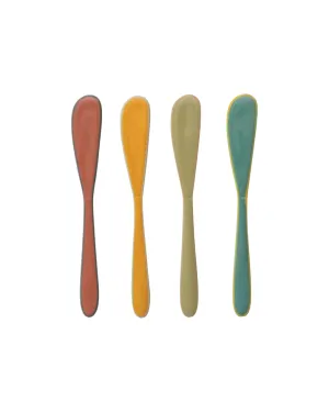 Enameled Stainless Steel Canape Knives