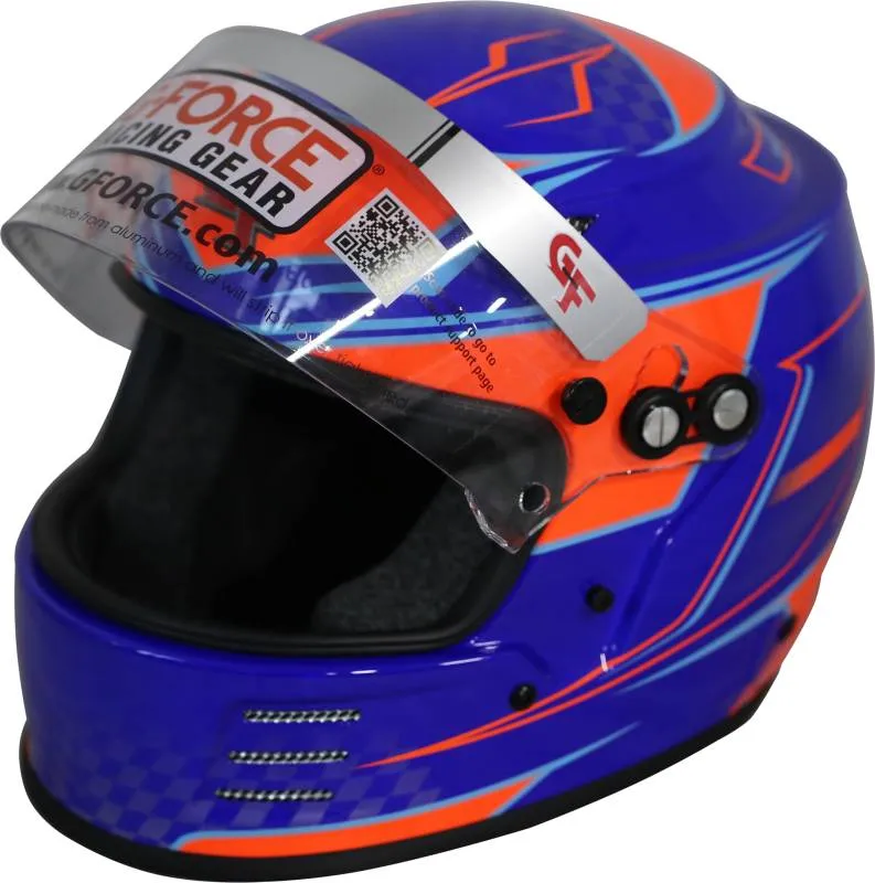 G-Force Rookie Graphic Helmet - Blue Graphic