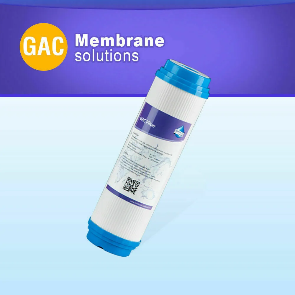 Granular Activated Carbon Water Filter Fit Any 10" Housings 5μm 10"x2.5"