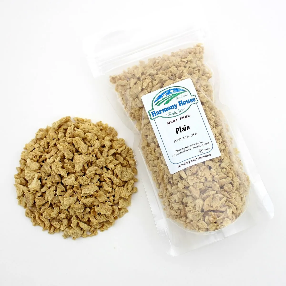 Harmony House Textured Soy Protein (Unflavored) (2.5 oz)