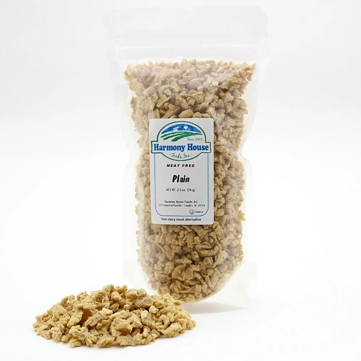 Harmony House Textured Soy Protein (Unflavored) (2.5 oz)