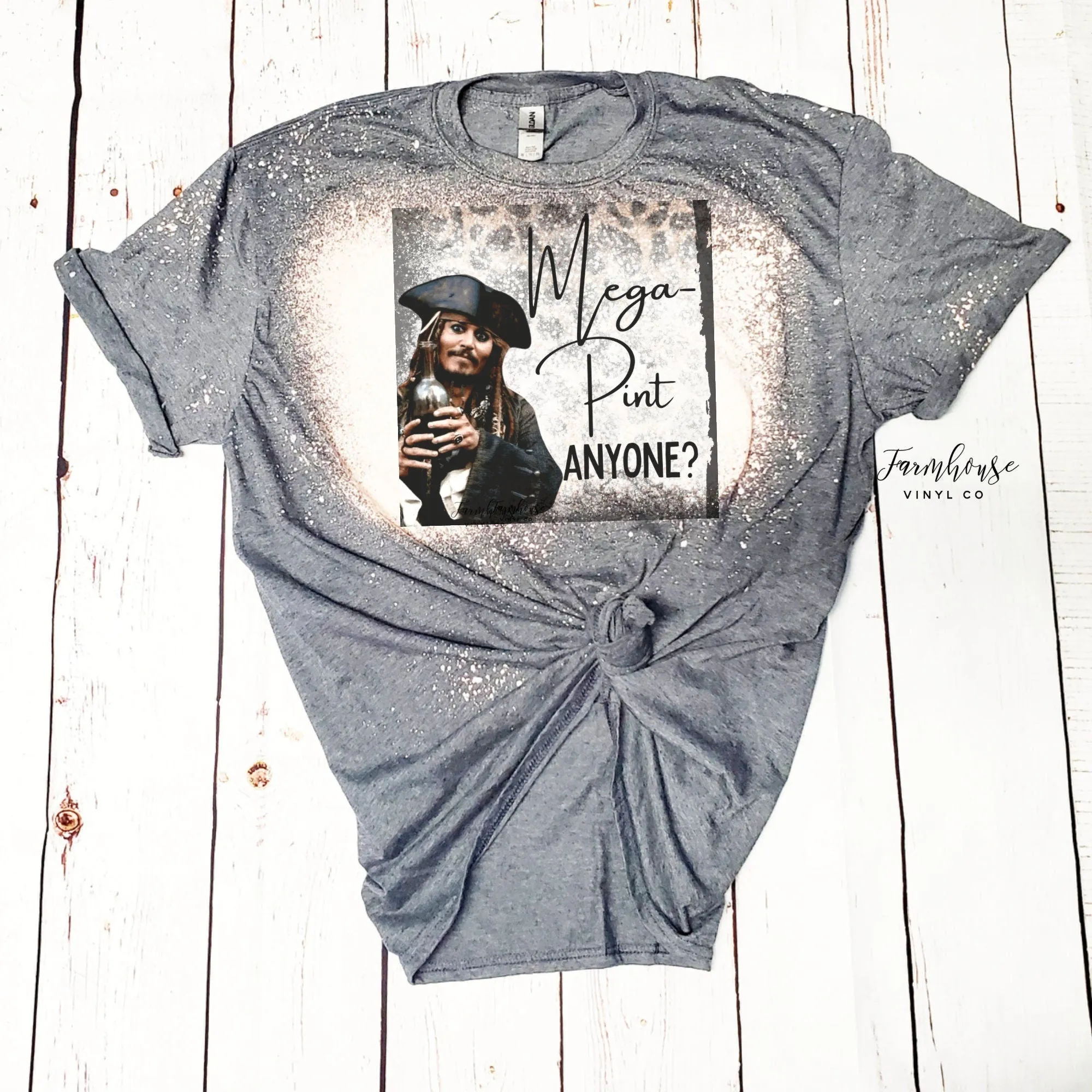 Hearsay Mega Pint Brewing Co Bleached Shirt