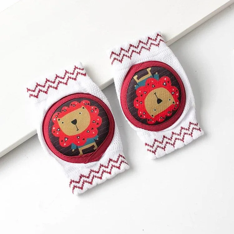 Infant Non- Slip Mesh Thin Cotton Breathable Crawling Protective  Kneepads