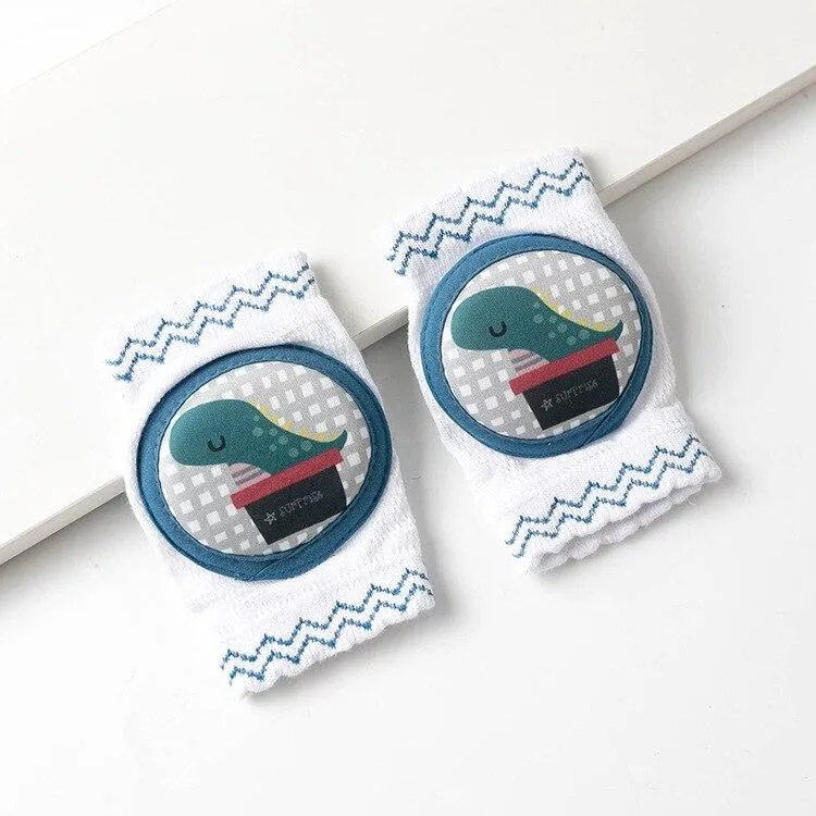 Infant Non- Slip Mesh Thin Cotton Breathable Crawling Protective  Kneepads