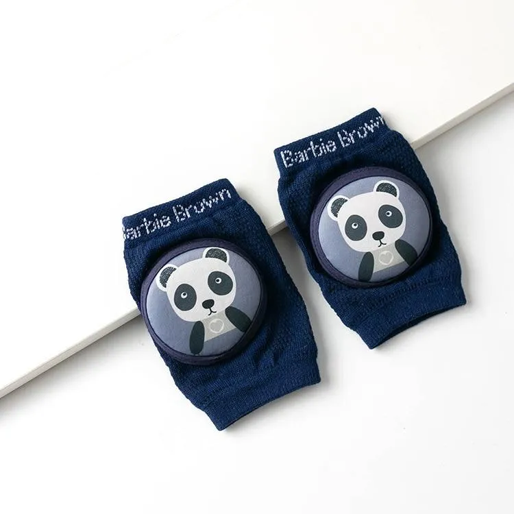 Infant Non- Slip Mesh Thin Cotton Breathable Crawling Protective  Kneepads