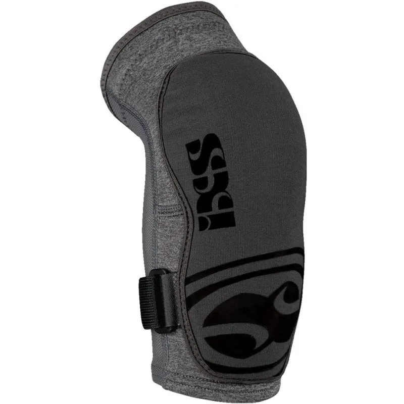 IXS Flow Evo  Breathable Moisture-Wicking Padded Protective Elbow Guard Grey Small