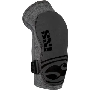 IXS Flow Evo  Breathable Moisture-Wicking Padded Protective Elbow Guard Grey Small