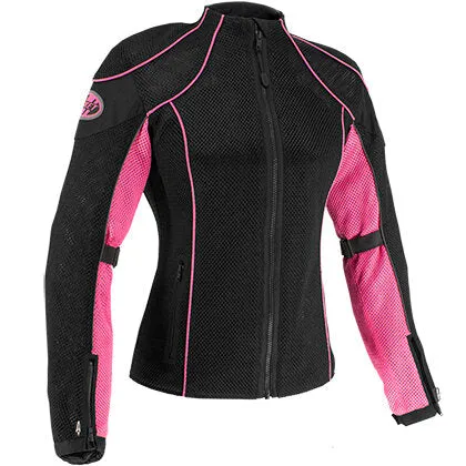 Joe Rocket Ladies Majestic Mesh Jacket Pink/Black