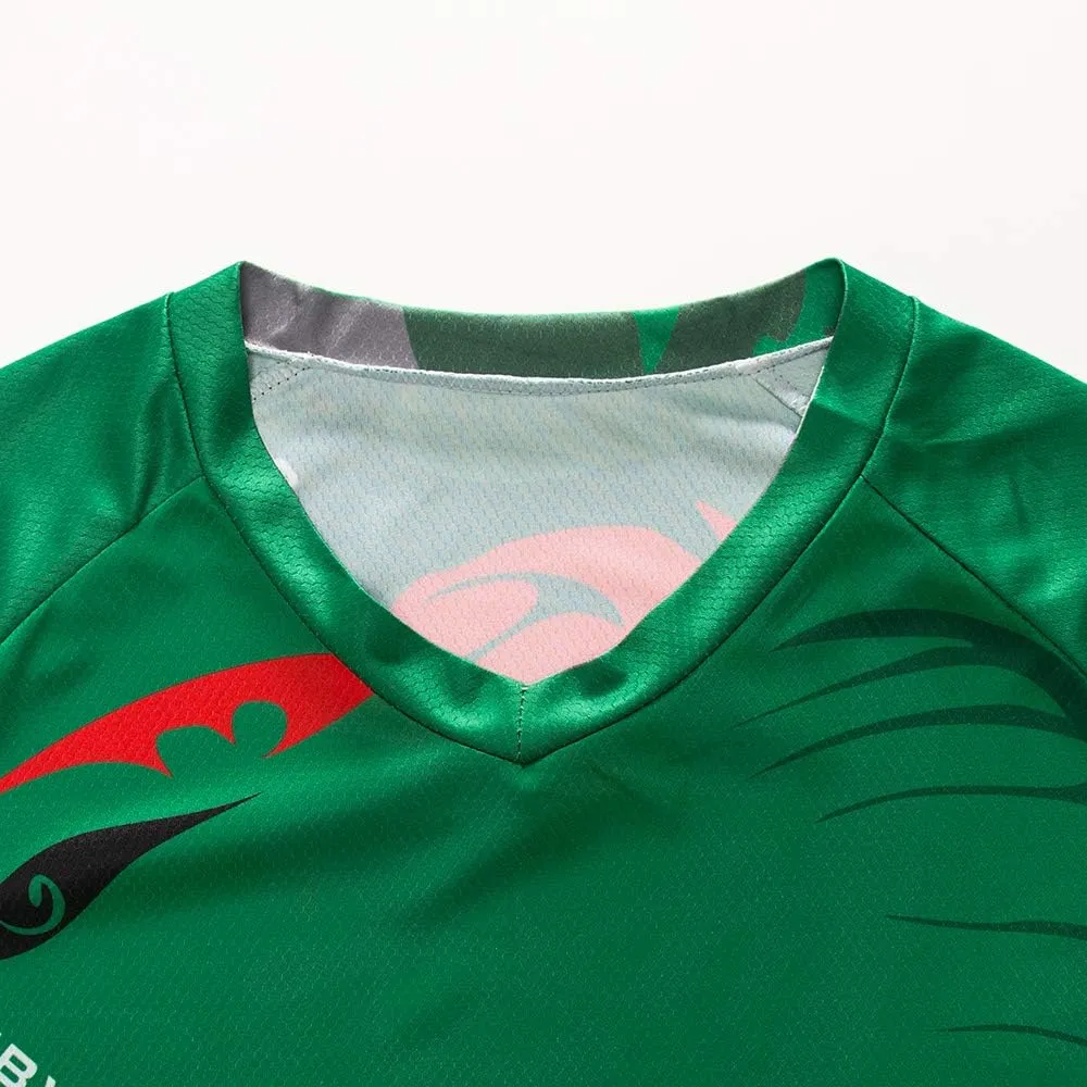 JPOJPO Men's Cycling Jersey MTB T Shirt Long Sleeve Mountain Bike Motorcycle Bicycle Clothes Anti-UV