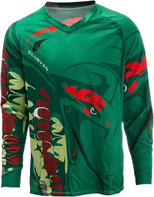 JPOJPO Men's Cycling Jersey MTB T Shirt Long Sleeve Mountain Bike Motorcycle Bicycle Clothes Anti-UV