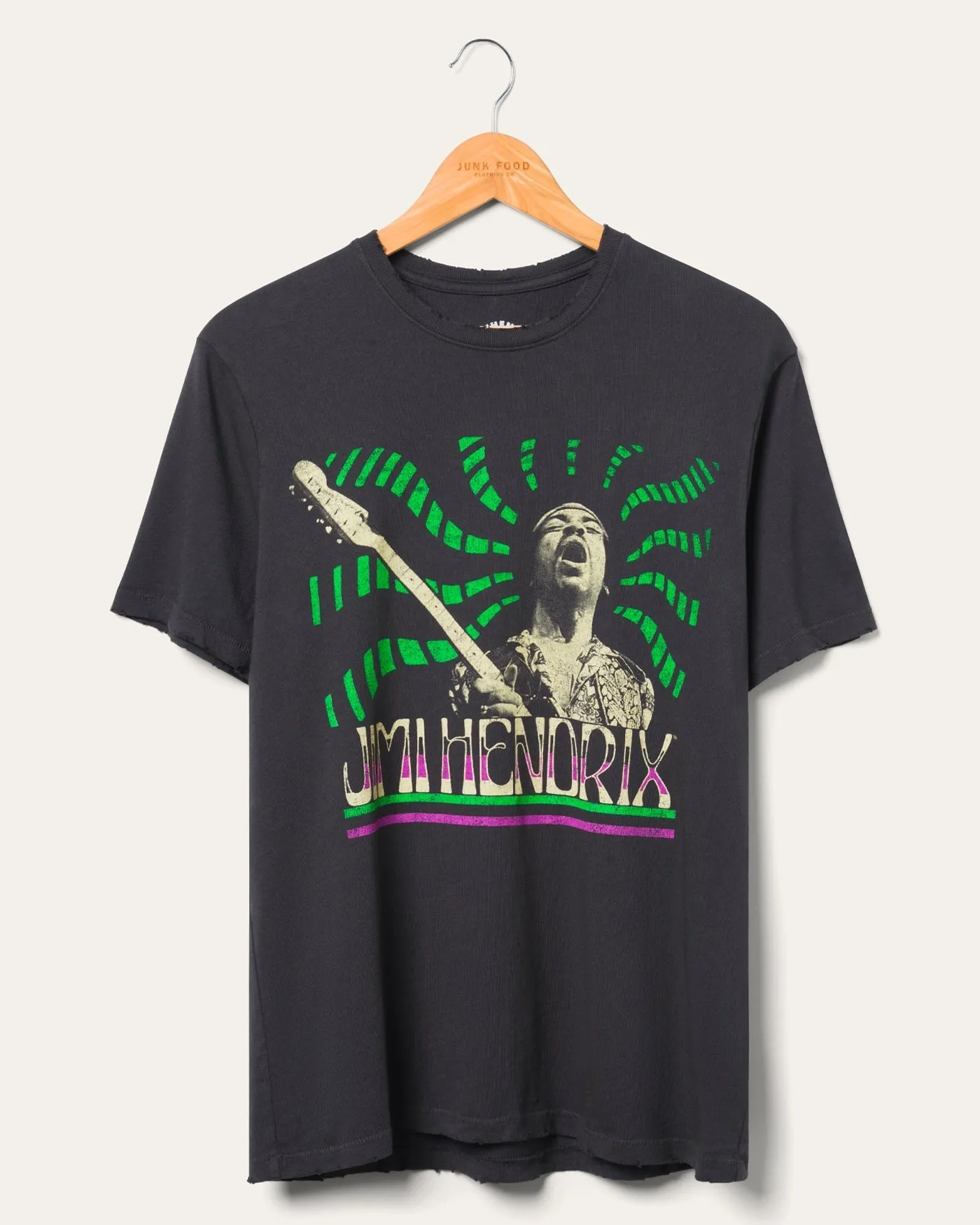 Junk Food Jimi Hendrix Vintage Tee - VINTAGE BLACK