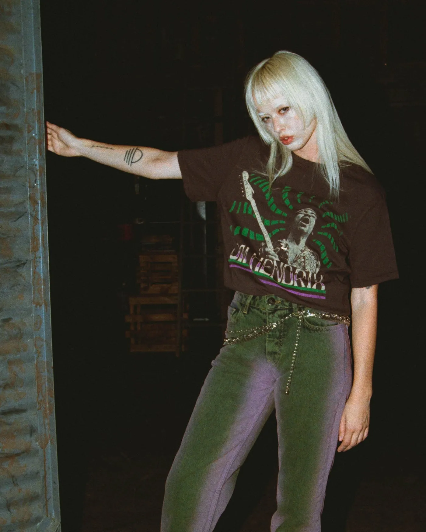 Junk Food Jimi Hendrix Vintage Tee - VINTAGE BLACK