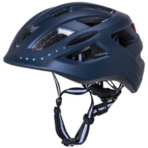 Kali,Central,Solid Matl/Xl Navy-Frt/Rear Lights Central Lit  Helmets