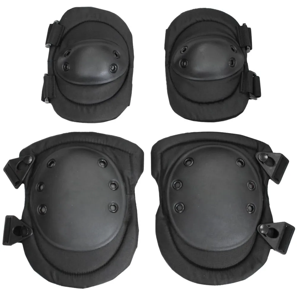 Lancer Tactical Elbow and Knee Pad Set