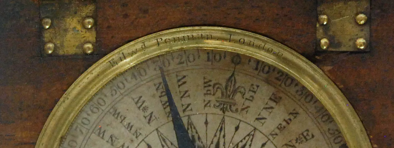 Late Eighteenth Century Cased Travelling Compass by Edward Penman, London