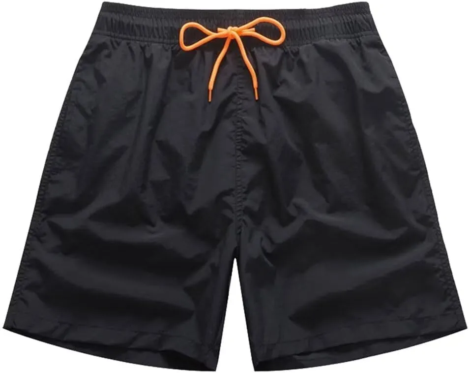 Men Swim Trunks Board Shorts with Mesh Lining Bathing Suits for Beach Swimwear Swimming