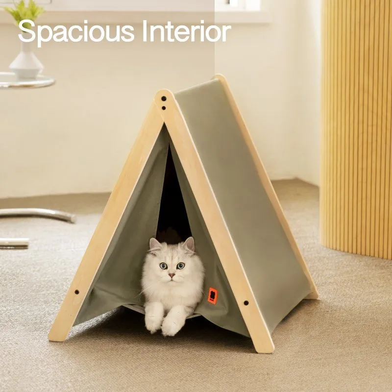 Mewoofun Pet Portable Folding Tent Cat Hammock House Easy Assembly for