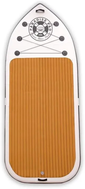 Multi Person Extra Wide Family Paddle Board, Party Sup, 4 Person XL Jumbo Sup, Holds up to 1,250 lbs, Stand Up Inflatable Paddleboard, 12' x 5' x 8" Thick Paradise Pad
