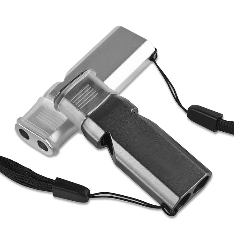 N911S Aluminum Alloy Outdoor Save Whistle High Match Referee Whistle, Random Color Delivery