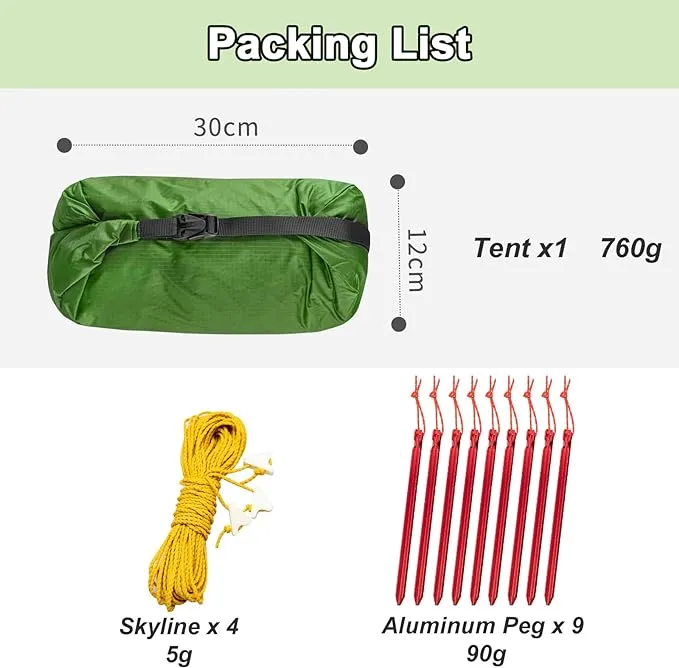 Night Cat Ultra Lightweight Backpacking Tent