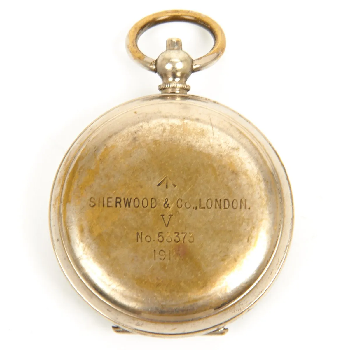 Original British WWI 1915 Sherwood & Co Army Officer Pocket Compass