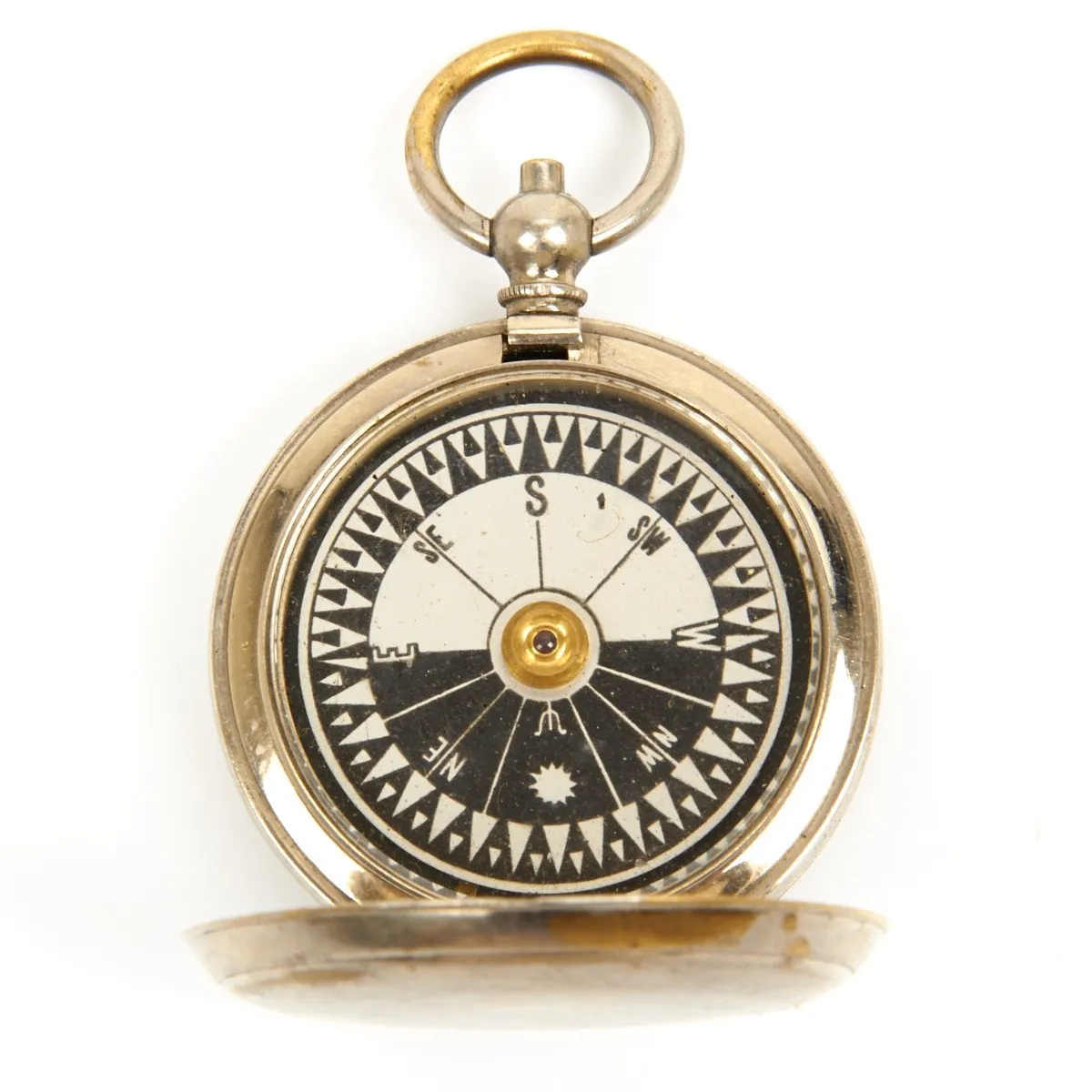 Original British WWI 1915 Sherwood & Co Army Officer Pocket Compass