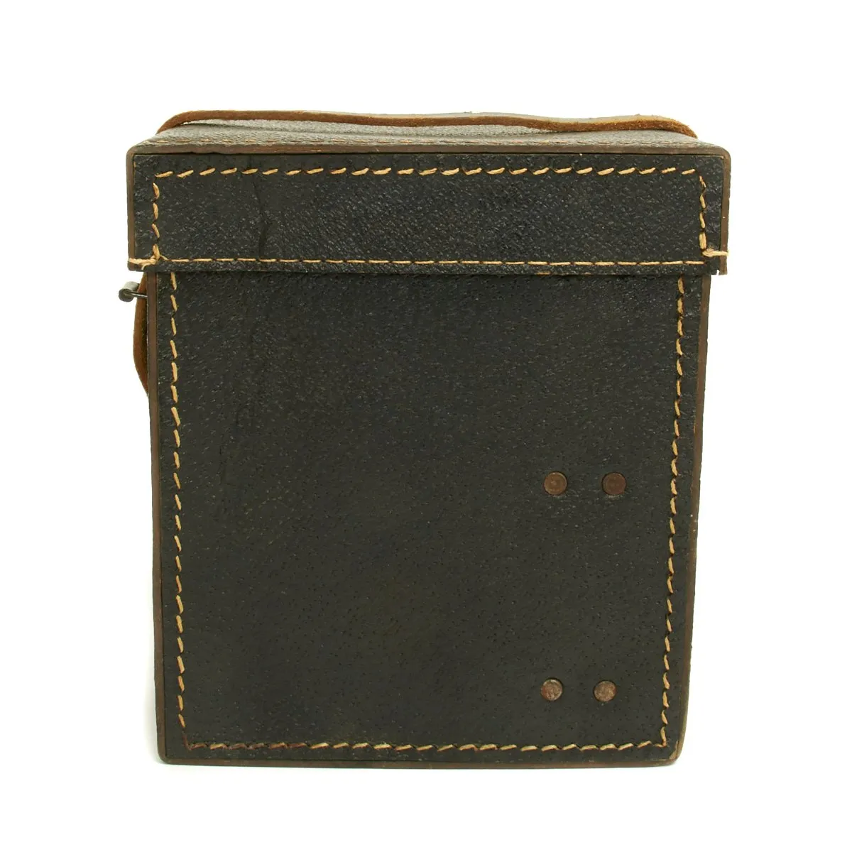 Original German WWII Luftwaffe Junkers Aircraft Compass Orterkompass Lkf 5b in Leather Case - Dated 1938