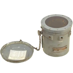 Original U.S. WWII US Navy Bureau of Ships No. 5 Compass by C.G. Conn. Ltd
