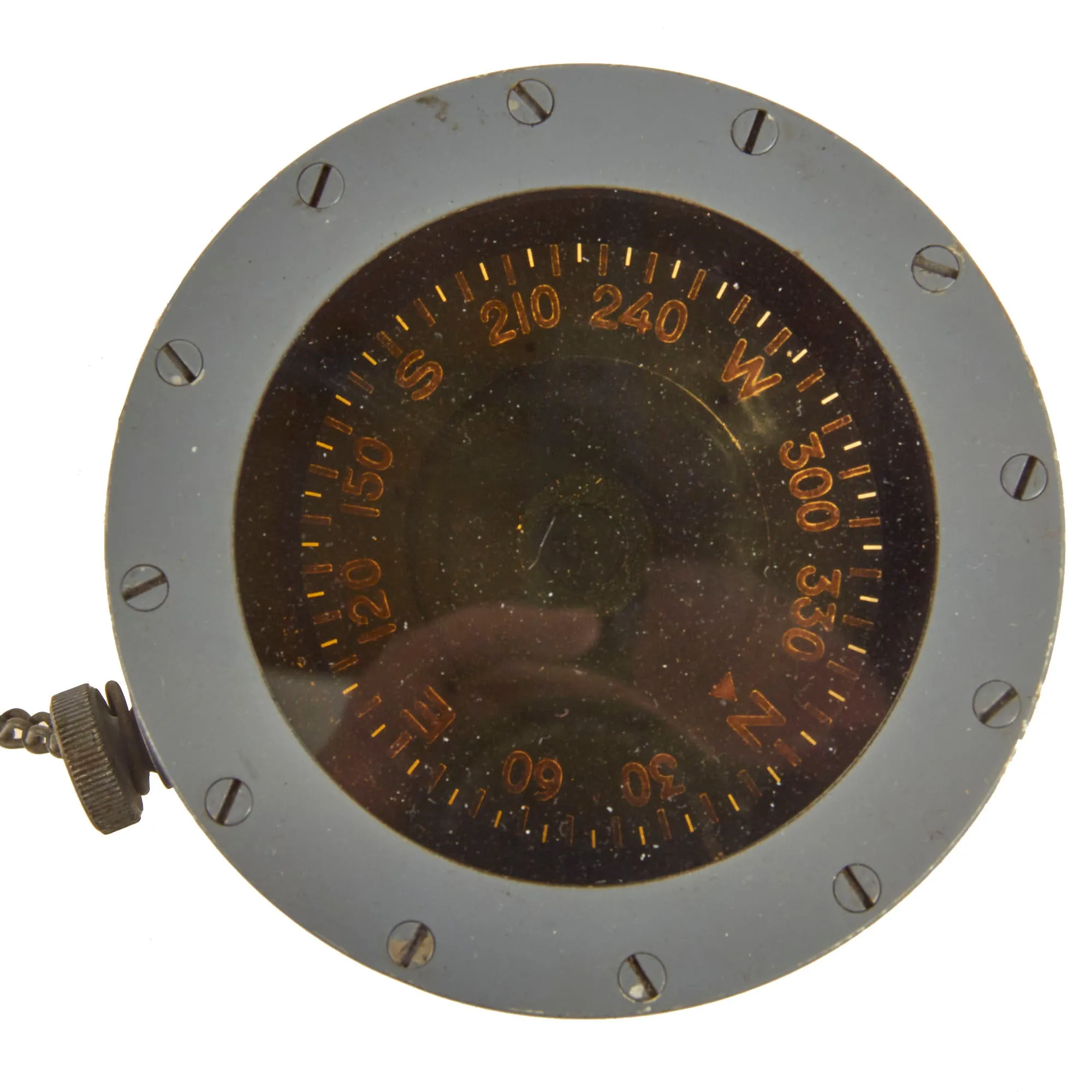 Original U.S. WWII US Navy Bureau of Ships No. 5 Compass by C.G. Conn. Ltd