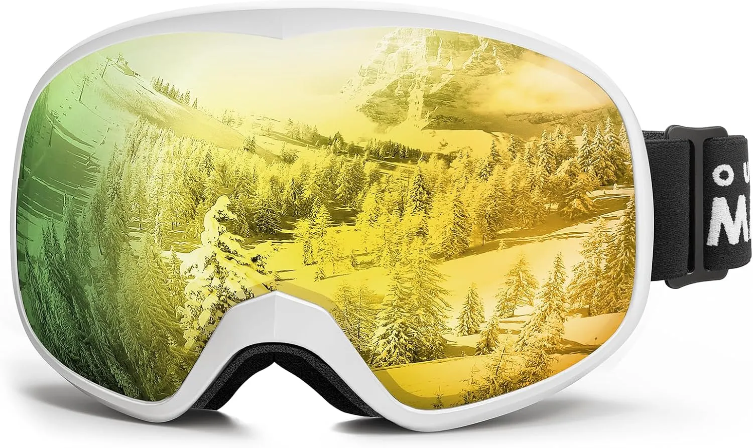 OutdoorMaster Owl Kids Ski Goggles OTG Anti-Fog Snowboard Goggles with 100% UV Protection